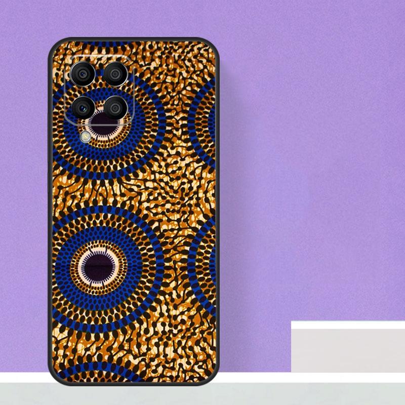 

African Wax Pattern Fabric Case For Samsung Galaxy M16 M11 M21 M31 M20 M23 M54 M14 M34 M13 M52 M32 M12 M36 M56 M15 M55 Samsung M20