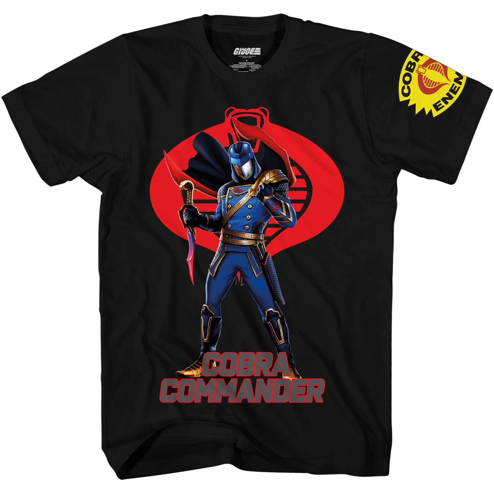 G.I. Joe Cobra Commander Stand Adult T-shirt XXXXL