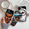 Cartoon Art Owl Phone Case for Samsung S20 S21 S21S S22 S23 S24 FE Ultra Plus Lite F06 F16 M06 M16 M56 A07 A17 A36 A37 A55 A57