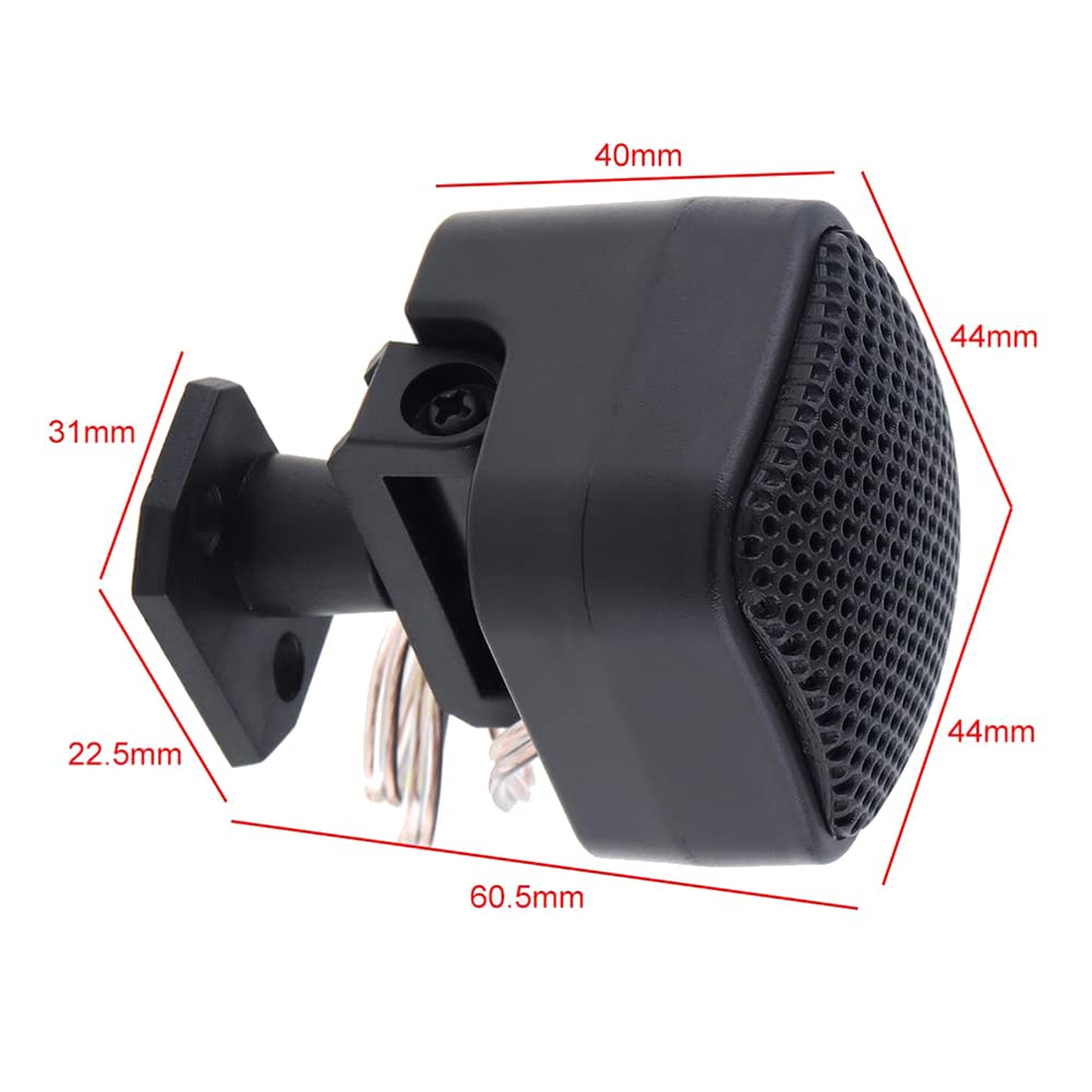 Oikabio 2 kusy 500W Mini vysoce účinný výškový reproduktor do auta pro audio systém do auta, Horn Audio, hudební stereo reproduktor