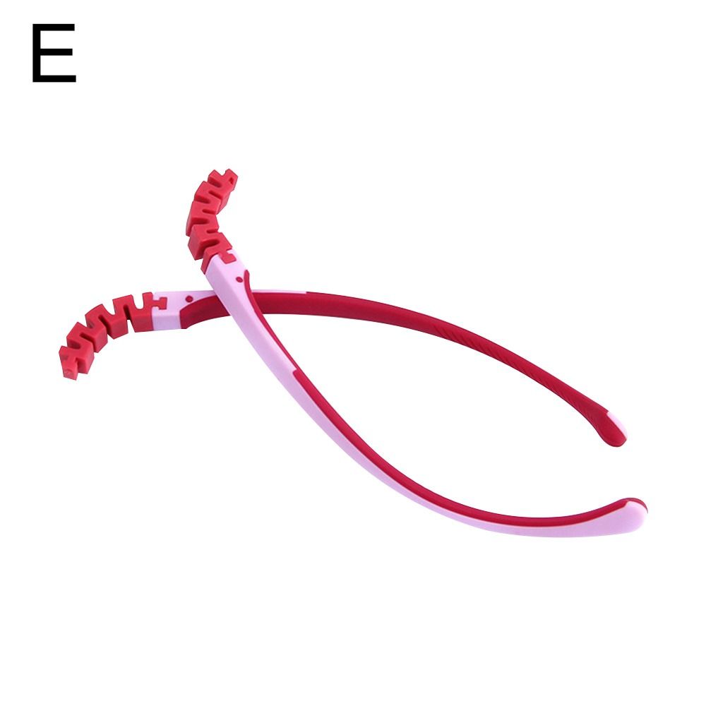 Anti-Slip Children's Silicone Glasses Legs Snap-on Eyeglasses Arm Replacement Bicolor Accessories