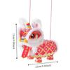 Waterproof Lion Dance Lantern Ancient Style Luminous Lantern Portable Lantern  Kids Craft