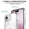 For iPhone 16e Case Compatible with MagSafe TPU + PC Clear Phone Cover