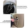 Black Butterfly Chain Tassel Brooches For Women Unisex Suit Sweater Corsage Badge Pins Clothes Accessories Party Wedding Gifts