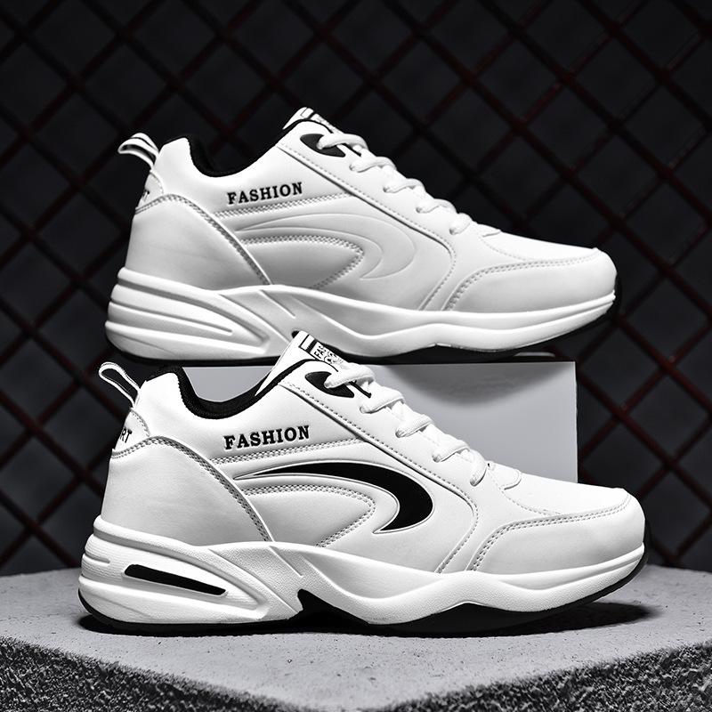 Men's autumn and winter warm cotton shoes fashionable sports casual shoes slippery heightening lightweight trendy running shoes