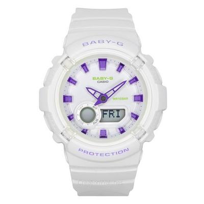 Baby-G Refurbished Reloj de Mujer Analógico Digital Correa de Resina Esfera Blanca Cuarzo BGA-280DN-7A 100M