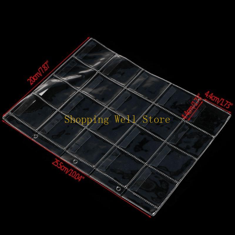 KX4B Album Pages 20 Pockets Money Coin Holder Storage Note Currency Collection for Ca