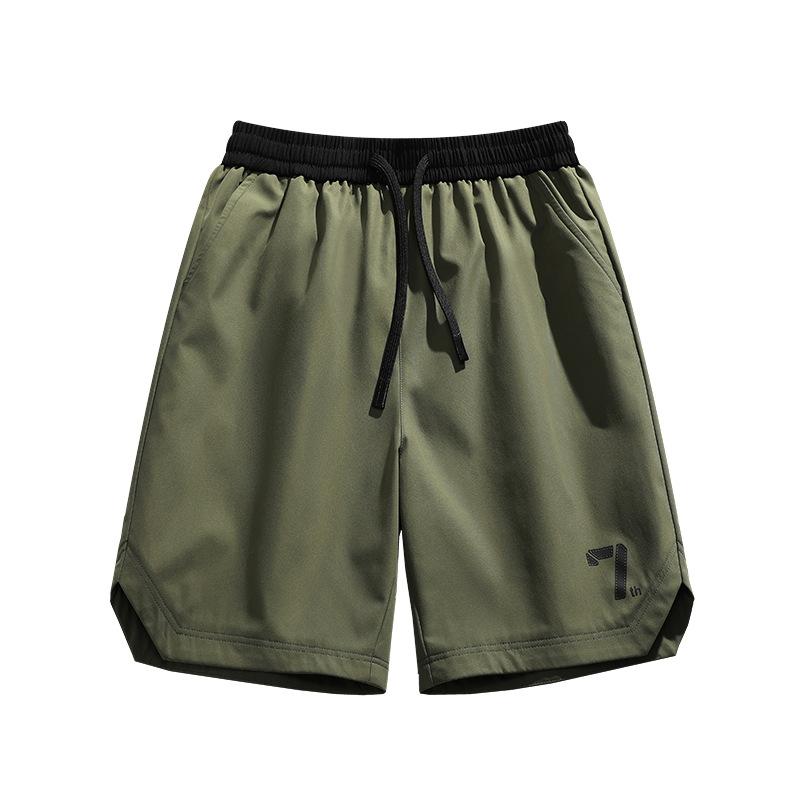 

Спортивные шорты для женщин на лето, тонкие, свободные, дышащие, быстросохнущие бриджи, шорты для бега, фитнеса, спорта и отдыха M армия зеленый