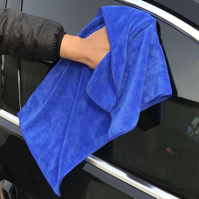 Super Absorbent Lint-Free Car Wash Towels - Streak-Free, Thick, Large & Small Sizes