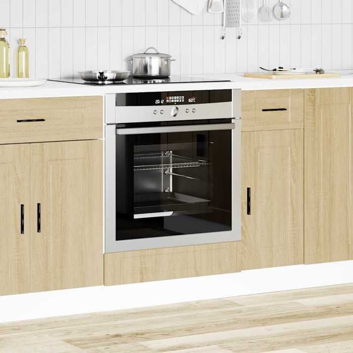 VidaXL Oven Cabinet Porto Sonoma Oak Engineered Wood 854000