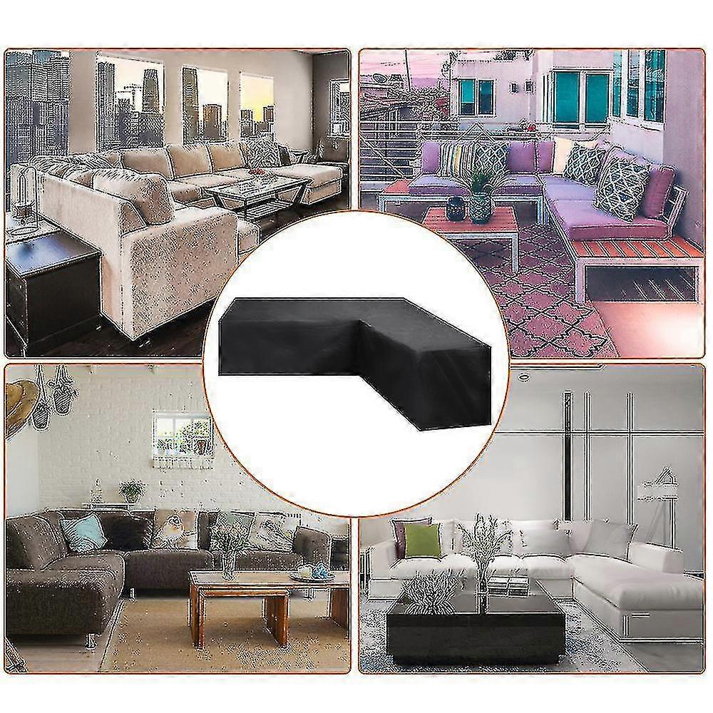 Corner Sofa Cover Waterproof Garden Furniture Set Cover Outdoor Sectional Furniture Cover -ayane