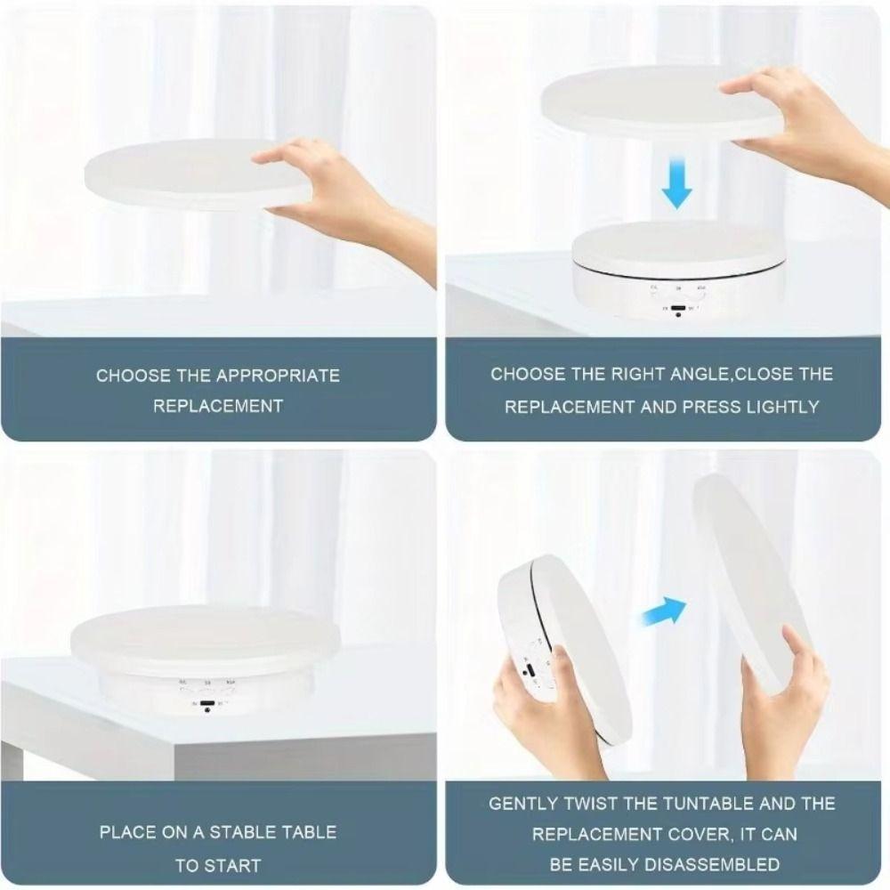 Automatic Rotation Photography Display Speed Regulation Electric Rotating Visualizer  Broadcast