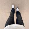 JYL Men's Straight Jeans Patchwork American High-Street Vibe Spring Summer Denim