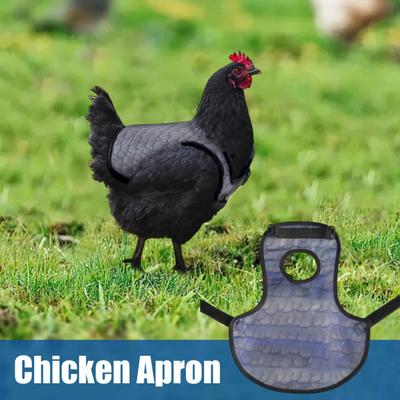 Chicken Apron Back Protector with Adjustable Strap Lightweight Easy To Use Feather Recovery Apron Chicken Hen Mating Saddle