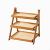 Tabletop Storage Rack Foldable Coffee Station Organizer SpaceSaving Countertop for