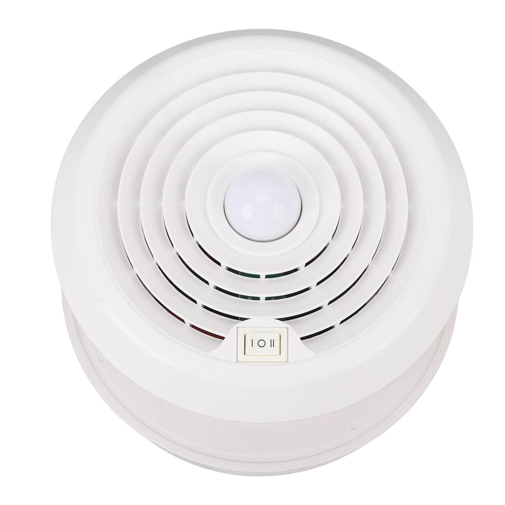 RV Roof Vent Fan Mushroom Head Shape 2 Speed 12V Motorhome Exhaust Fan with Lighting and Mesh Screen For RV Camper