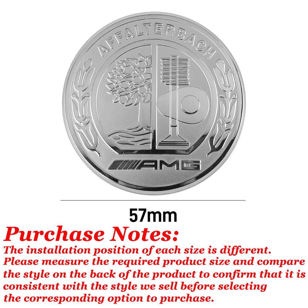 Car Sticker 3D Aluminum Car One-touch Start Cover Ignition Device Button Decoration Sticker For Mercedes Benz AFFALTERBACH AMG B