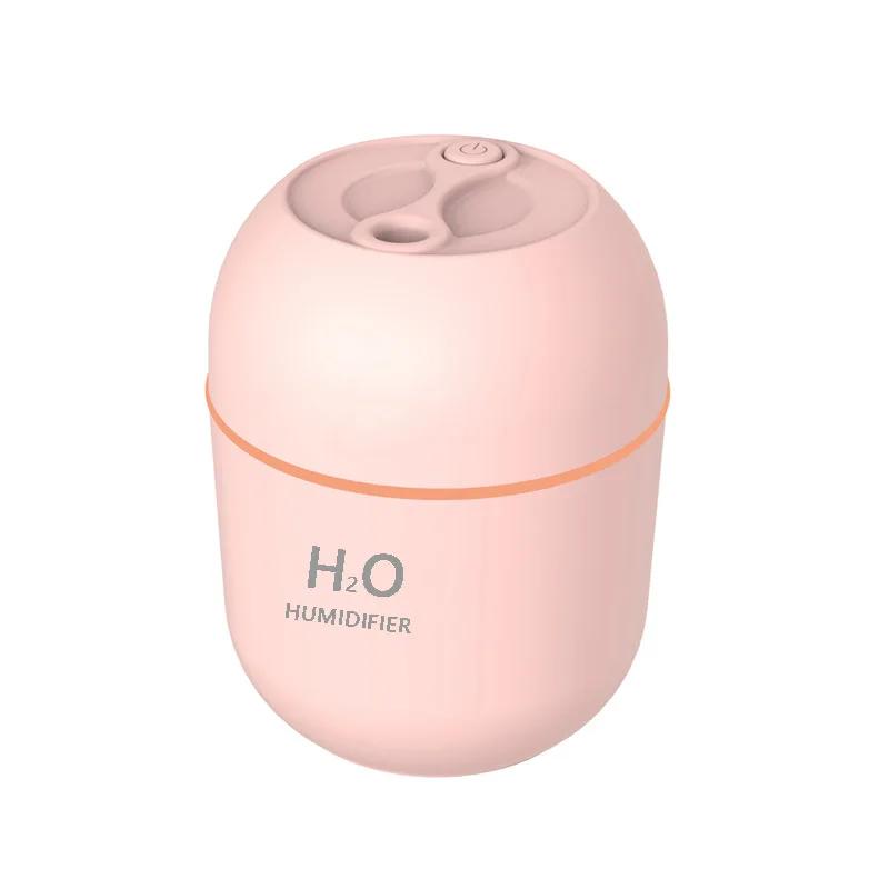 

2025 New Dazzling Mini Humidifier Desktop Car Home Air Humidifier USB Gift Large Capacity Long Life Humidifier for Office Travel рожевий