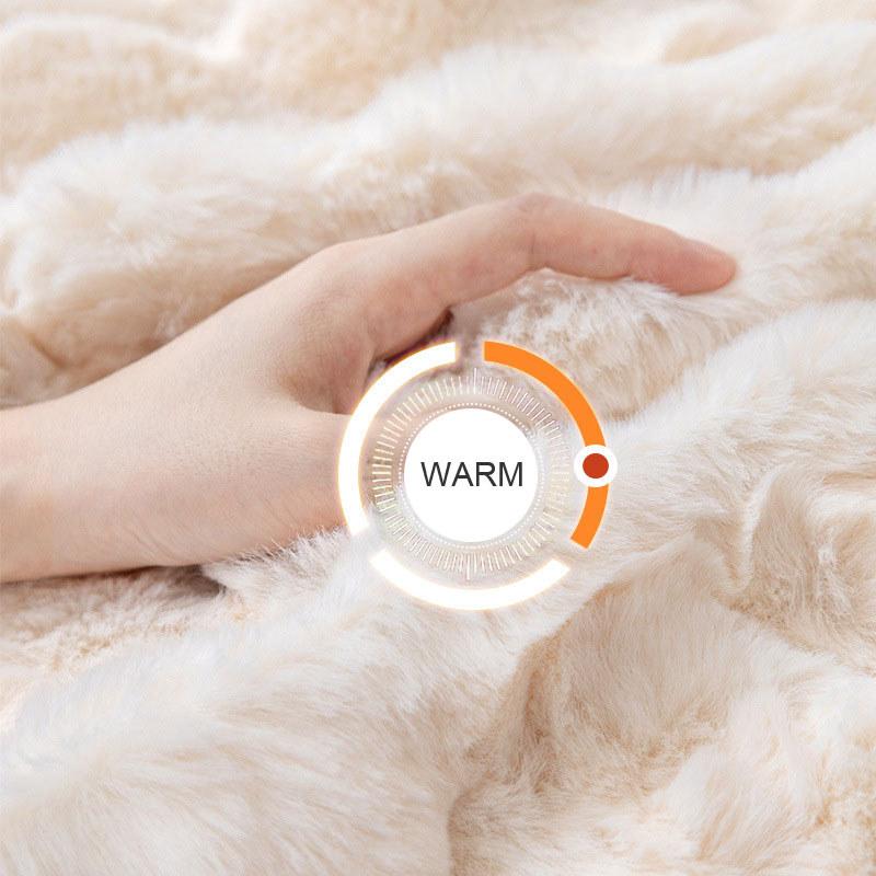 Winter Thicken Rabbit Plush Sofa Covers Super Soft Sofa Towel Cover Non -Slip Couch Slipcover Sofa Towel For Living Room Decor