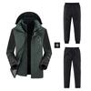 Couple's Ski Set: Men's 3-in-1 Jacket & Women's Plus-Size Waterproof Pants