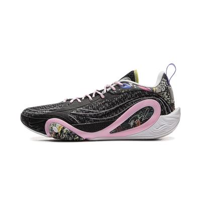 Li Ning DLO1 Demping Veerkracht Grip Lage top Basketbalschoenen Heren Zwart Grijs ABPV009-5
