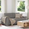 2 Seater Sofa Light Grey 180x77x82 Cm Corduroy Fabric