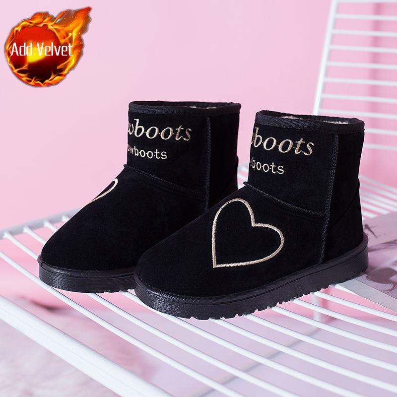 Fashion Soft Ankle Women's Snow Boots Chunky Love Designer Luxury on Offer Plush Warm Fashion 2025 Y2k New Rock Promotion Ladies Shoes