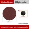 4-inch Stainless Steel Flocked Sandpaper Disc for Drill and Grinder Polishing.