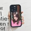 Korean L-Lee Ji Eunes Female Singer For IPhone 17 Pro Max 16 15 14 13 12 11 Plus Black Soft Phone Cover