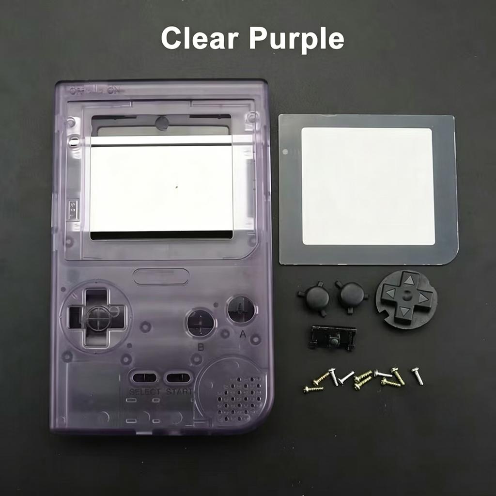 High Quality GBP Housing Shell with Buttons Conductive Rubber Pad Lens Kits for Gameboy Pocket GBP Screen Gaming Case