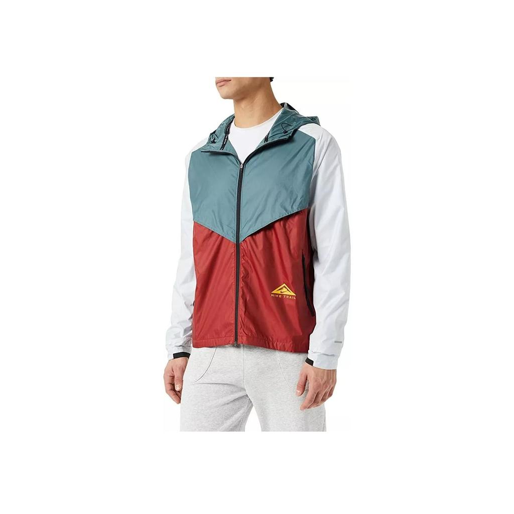Nike Color Block Hooded Zip-Up Long Sleeve Jacket Men Jackets Multi-color CZ9054-387