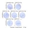 7Pcs Round Keychain Glue Drop Moulds Diy Marine Animal Hippocampus Octopuses Whale Key Pendant Silicone Mould for Crafts