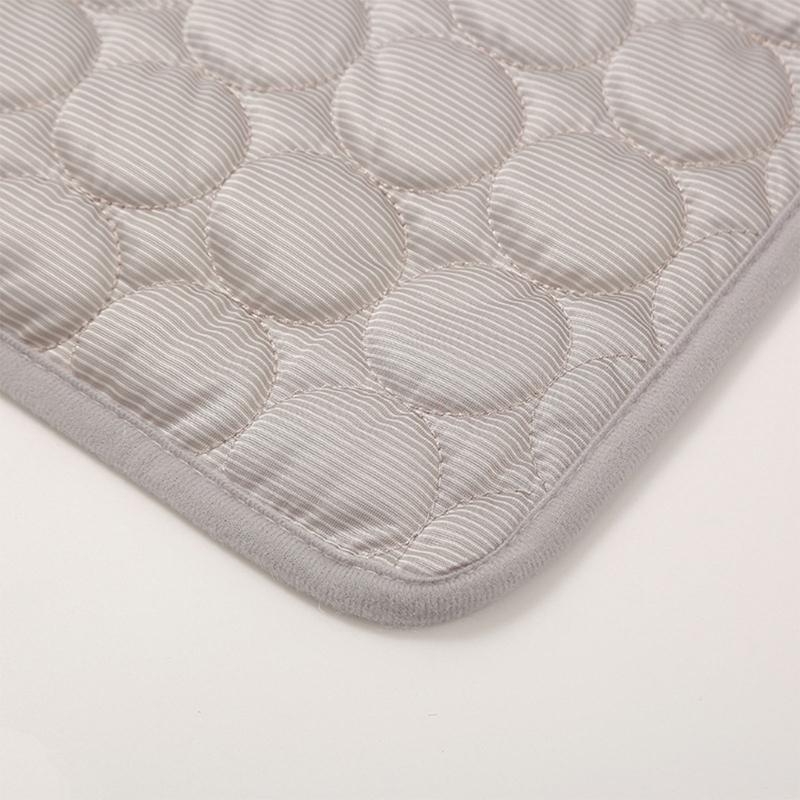 Soft Pet Bed Pad with Cooling Fabric, Washable Care, and Pillow Support for Indoor Use with Couch, Sofa, or Floor Placement