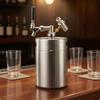 Stainless Steel Mini Keg Beverage Dispenser Easy to Clean Refreshment