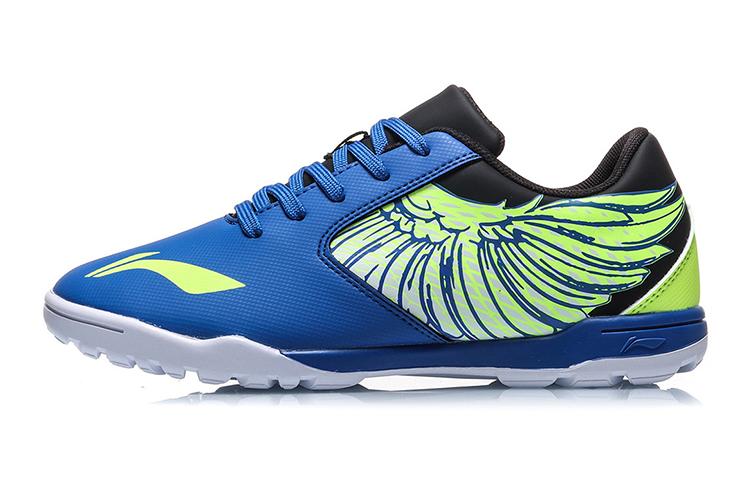 Li Ning YOUNG Low top Soccer Shoes Blue Teenagers YKGQ002-3 27