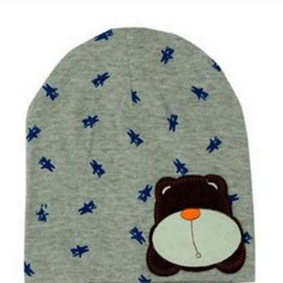 Animal Print Caps for Boys Children Baby Hat Cotton Warm Baby Beanie Elastic Cartoon Boys Hat Newborn Baby Accessories