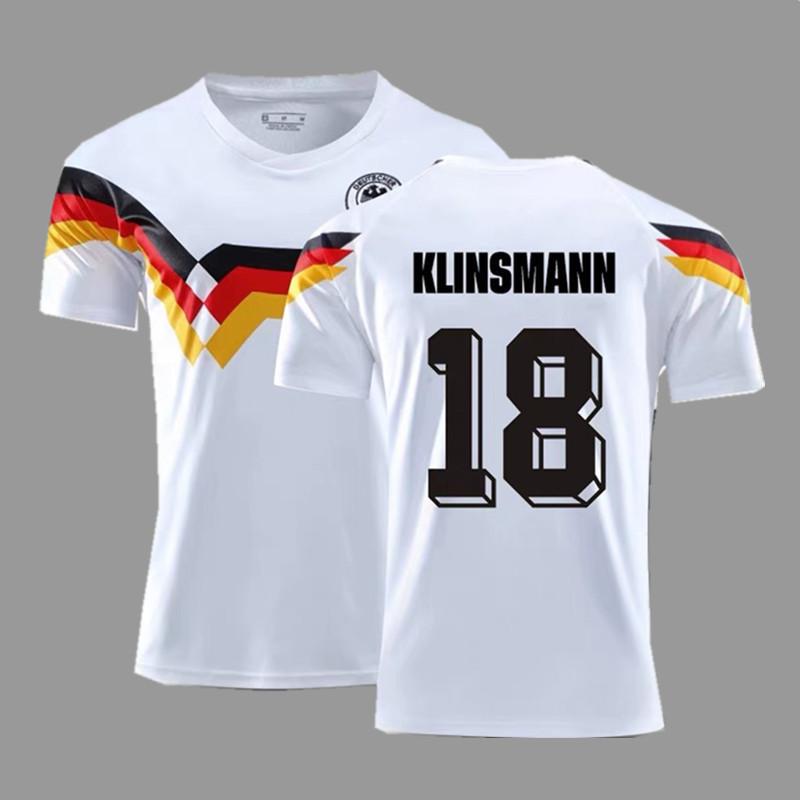 Frankreich Argentinien Deutschland Brasilien Nationalmannschaft Retro Trikot Fußballtrikot Klassisch Nostalgische Replik Thailändisches Trikot