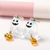 Resin Ghost Ear Studs Cartoon Pumpkin Dangle Earrings Cute Halloween Earrings  Ladies