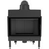 Steel fireplace KRATKI NADIA 12 kW Ø 200 black thermotec