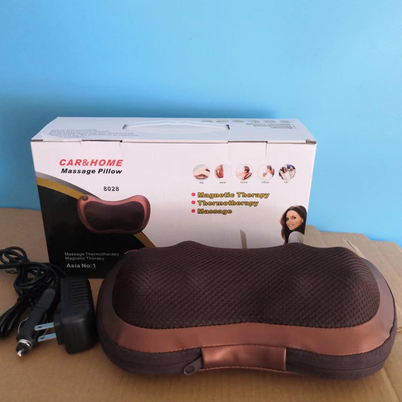 

Массажер для головы, автомобильный домашний шейный массаж шиацу, шеи, спины, талии, тела, электрическая многофункциональная массажная подушка для кресла автомобиля