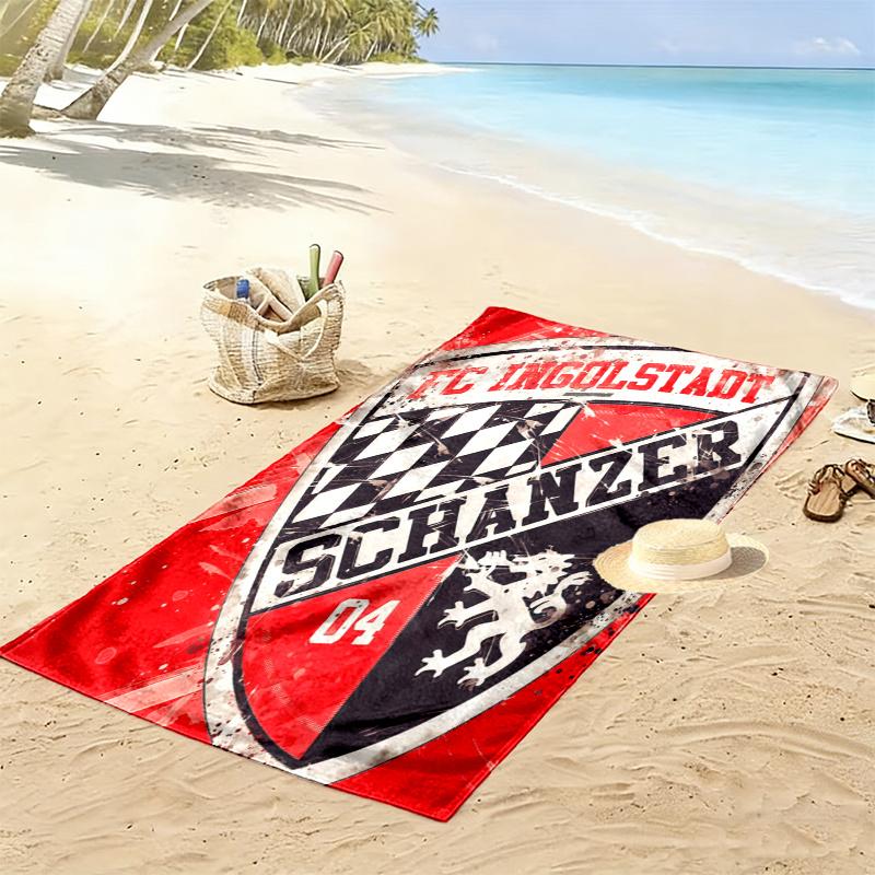 Fc Ingolstadt Towel, Large Soft Quick Dry Towel for Beach Camping Swimming