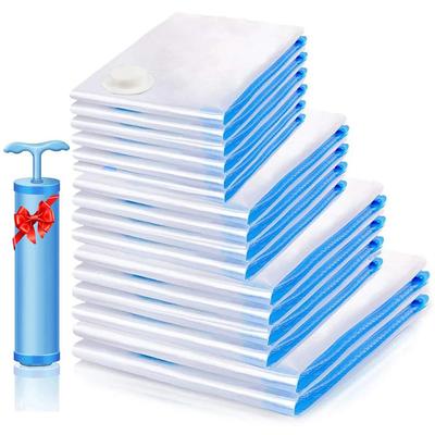 Sacs de rangement sous vide pour organisateur de garde-robe, sacs sous vide, sacs peu encombrants pour vêtements, oreillers, literie, couvertures, emballages