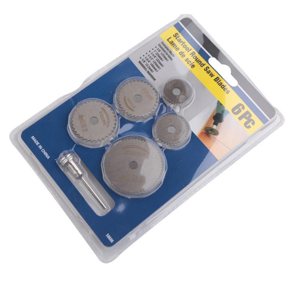 6PCS Multi-purpose Circular Saw Blade High-speed Steel Metal Cutting Blade  Precision Cutting