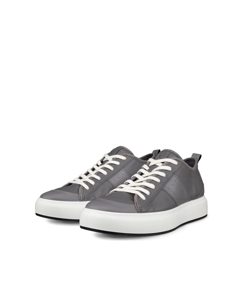 ECCO Street Ace Sneakers, Herren, Größe M, Stahl/Stahl, 26.0 cm, 3E