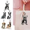 Acryl Schlüsselanhänger 2D Hundeform Feine Handwerkskunst Schlüsselring Dekorativ Rucksack Handtasche Telefon