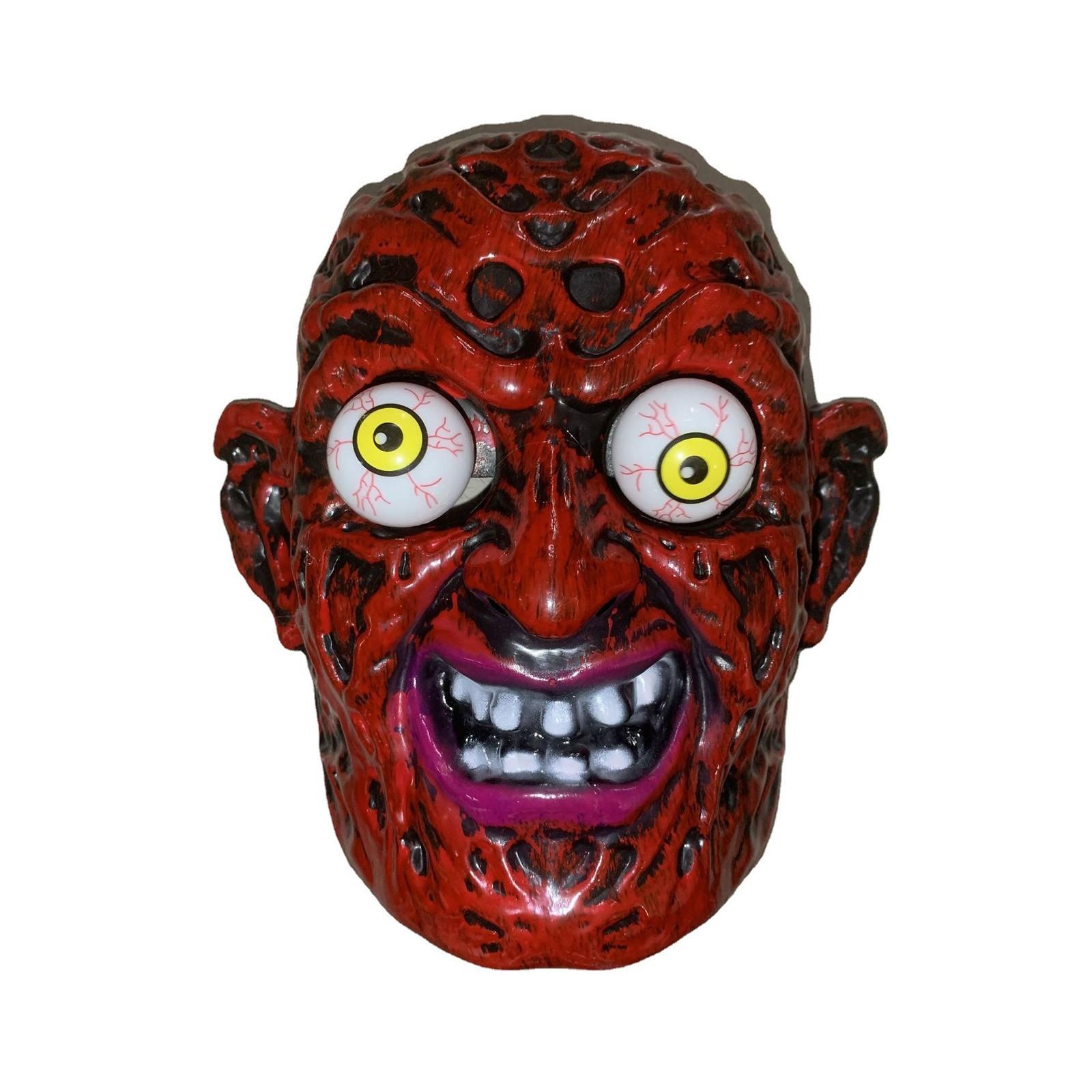 

Хэллоуин Весенняя Маска Ужаса Глазного Яблока Полнолицевая Защитная Маска One Size красный
