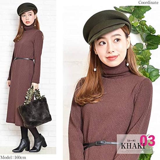 Wool Asymmetrical Casquette Camel [Curvy's] 01.