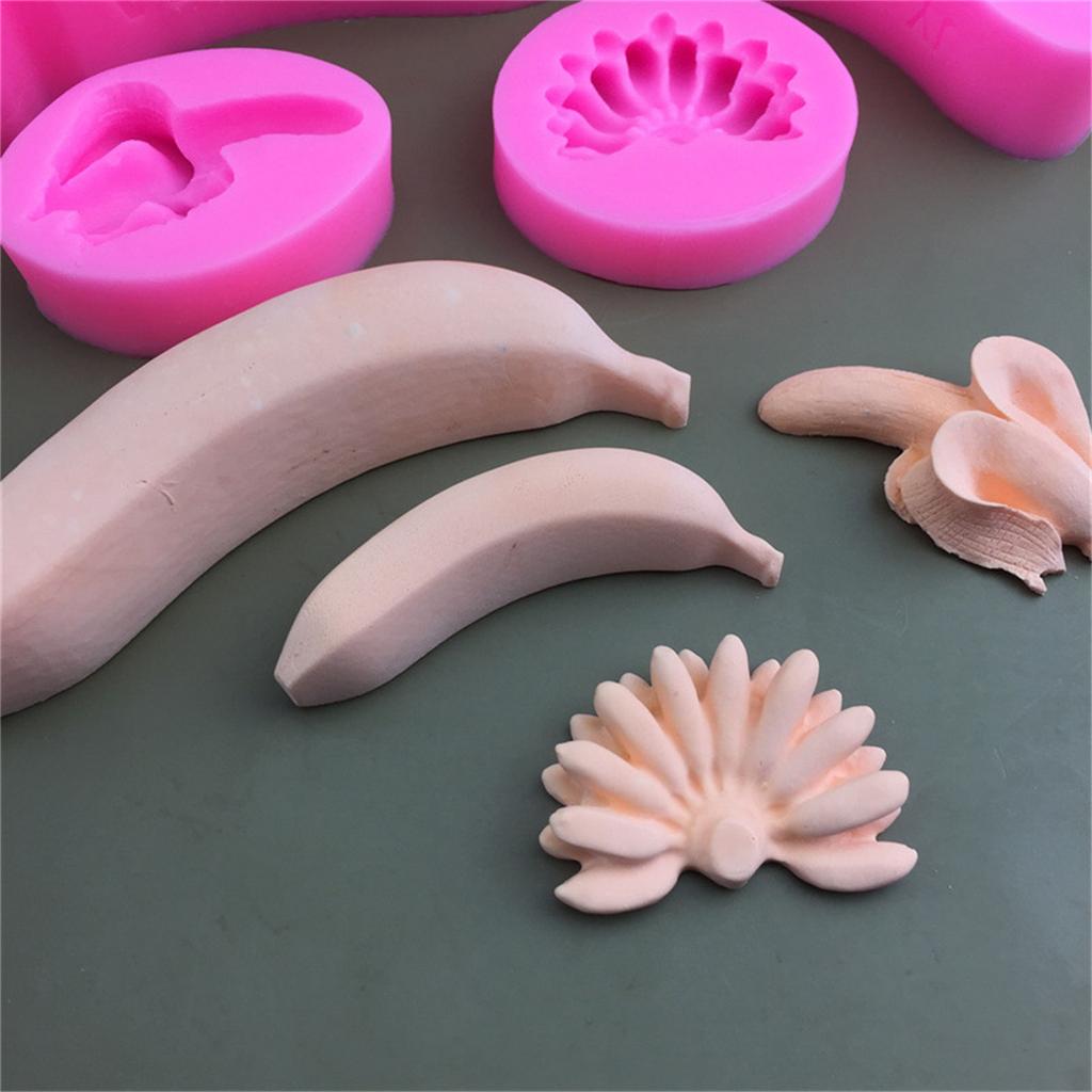 Silicone Dessert Molds Mousse Mold Banana Shape Chocolate Mould Cake Decorating Tool Perfect Gift for Baking Enthusiasts