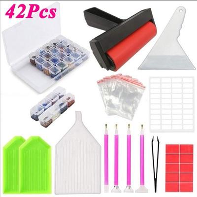Kit di utensili per trapano per pittura a diamante e punto croce - Set di punte autosigillanti