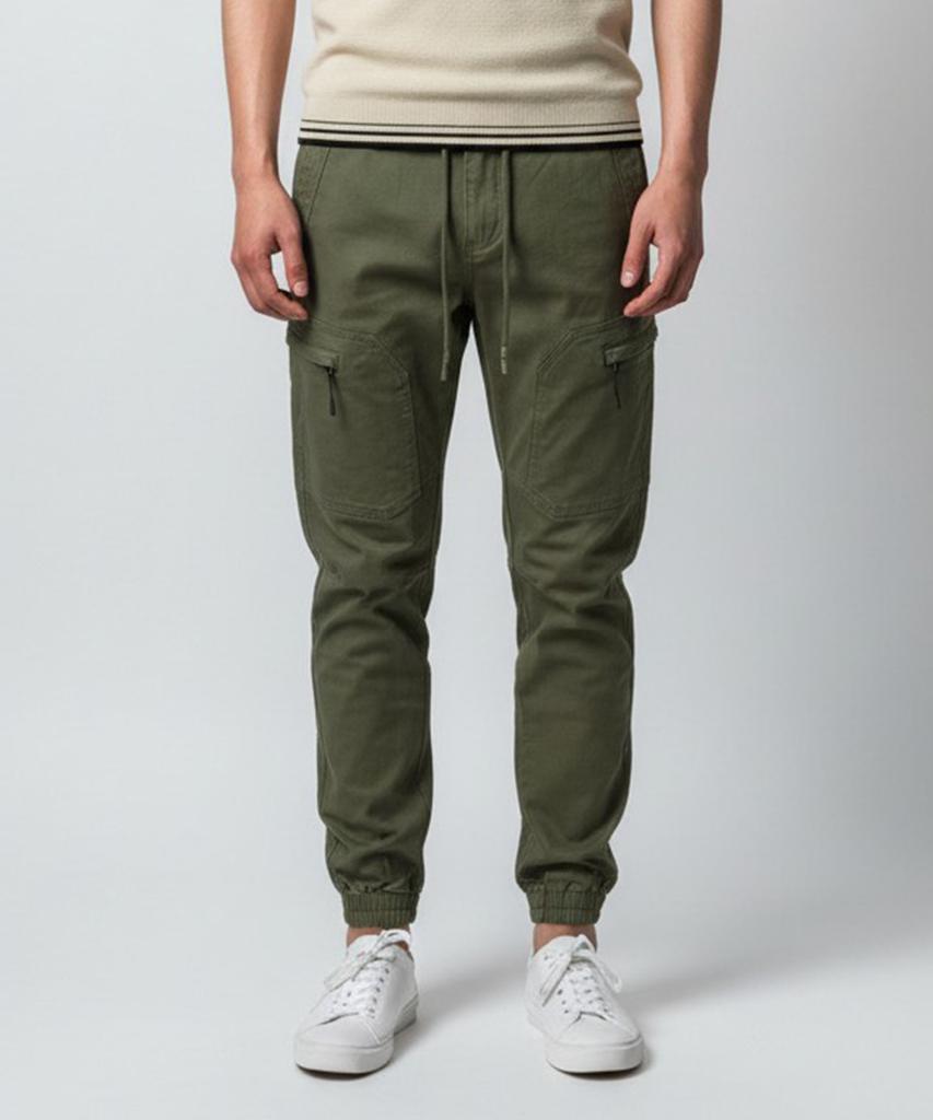 Pentaon Washed Cargo Stretch Cotton Jogger Pants